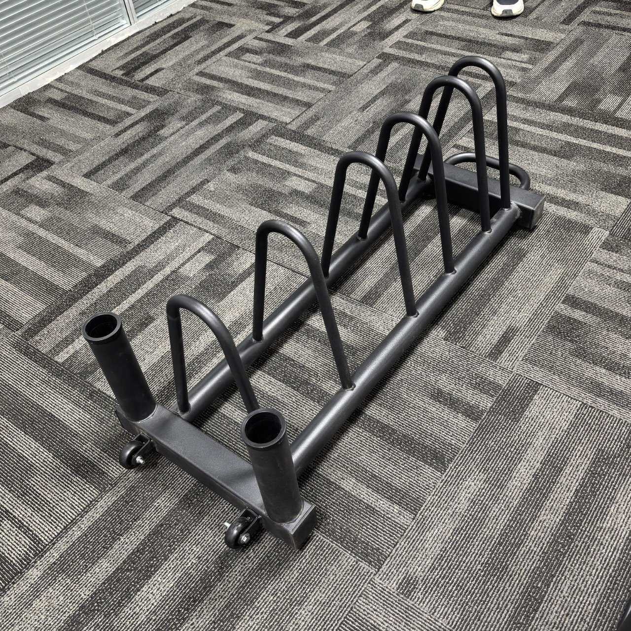 杠铃片架子杠铃片置物架铃片小推车健身器材家用商用杠铃片放置