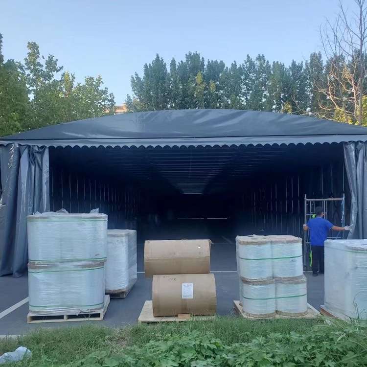 户外防雨推拉棚 桥梁保温蒸汽养生蓬 加棉加厚棉被篷