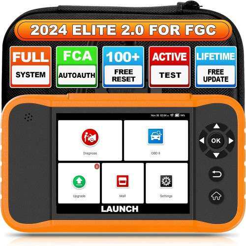 元征LAUNCH X431Elite BBA/ FGC2.0配置汽车故障诊断仪海外多语言