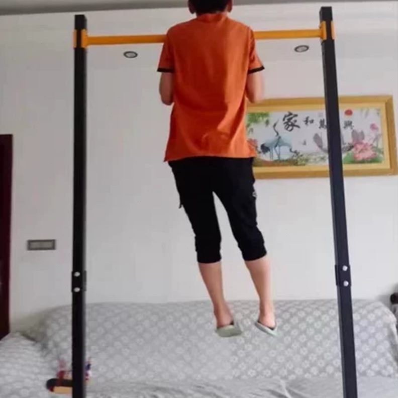 引体向上器材升降升级家用加厚单杠单杆儿童简易中落地室内小学生