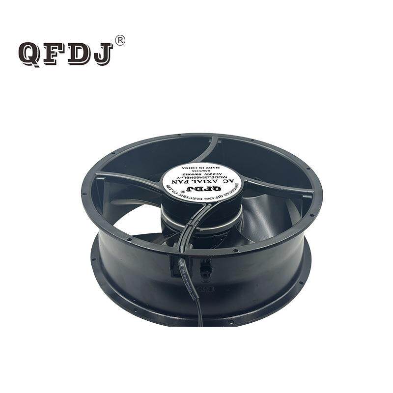 QFDJ25489风扇纯铜线圈机箱机柜散热风机工业机械设备用轴流风机
