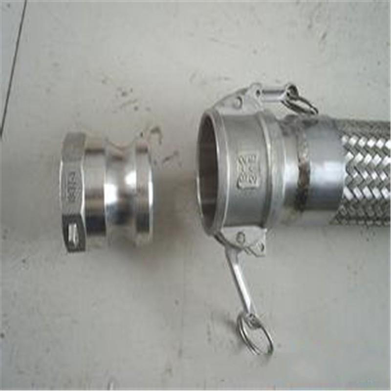 厂家供应 不锈钢304金属软管 法兰式扳把式金属波纹软管总成