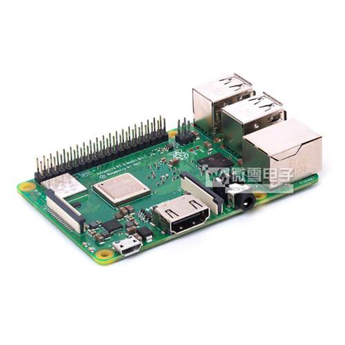 微雪 Raspberry Pi 3 Model B+ 树莓派3代B+型 POE以太网供电