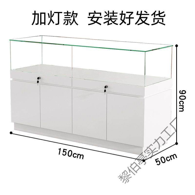 玻璃首饰展示柜博物馆展览纪念馆透明陈列柜眼镜展示柜台珠宝玻璃