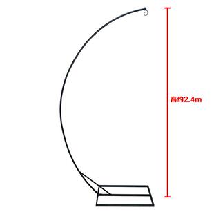 外贸弯钩支架欧式水晶灯铁艺架户外弧形吊灯支架挂钩路引展示架子
