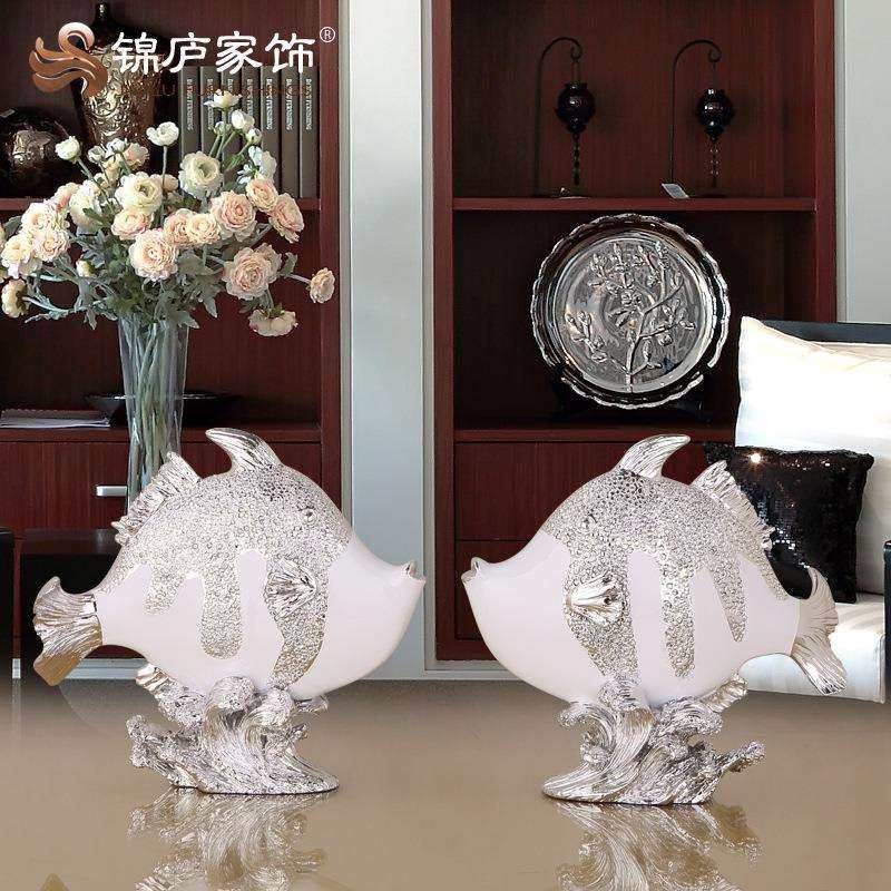 亲吻鱼摆件客厅电视柜家居装饰品创意摆设欧式树脂工艺品赠人送礼,鲜花速递/花卉仿真/绿植园艺,割草机/草坪机,淘宝优惠券,粉丝福利购,淘宝优惠卷