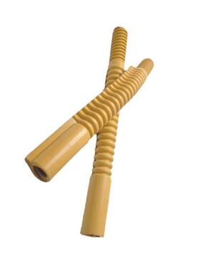 黄色不停电作业10KV引流线遮蔽罩 软质跳线防护管