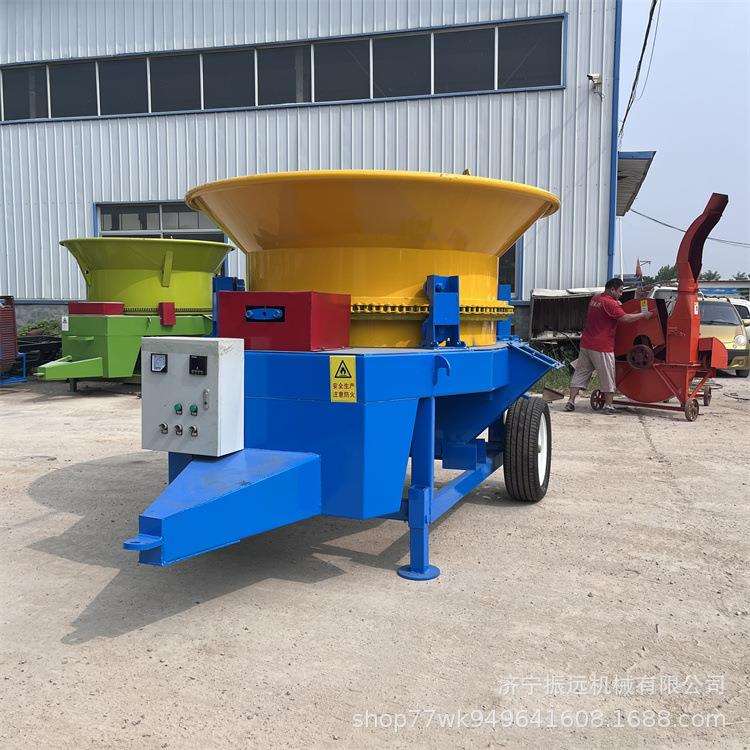 养牛场草捆圆盘式粉碎机 锤片式打草碎草机 大进料口式桶状粉草机