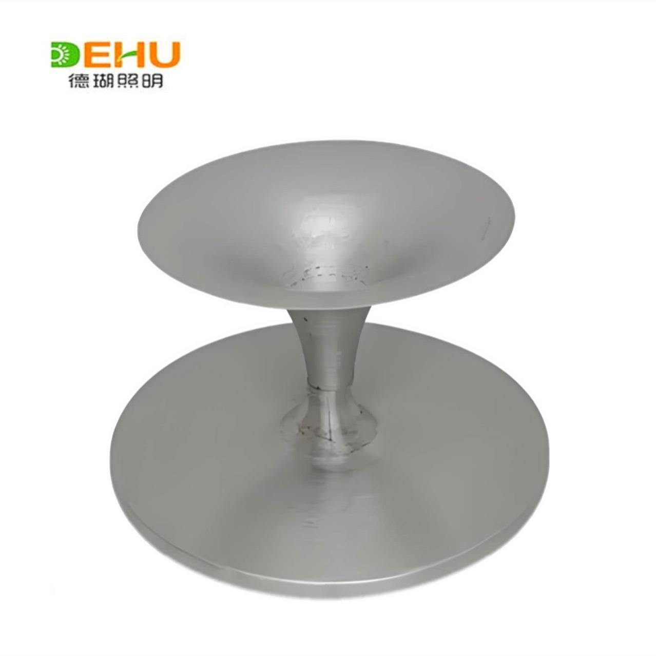 不锈钢旋压拉丝喇叭盘大小头圆盖底座西餐铸铁脚意大利大圆餐桌脚