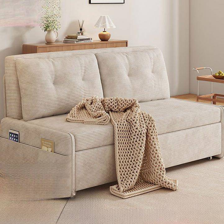 沙发床灯芯绒可折叠两用小户型客厅多功能双人单人阳台伸缩新款