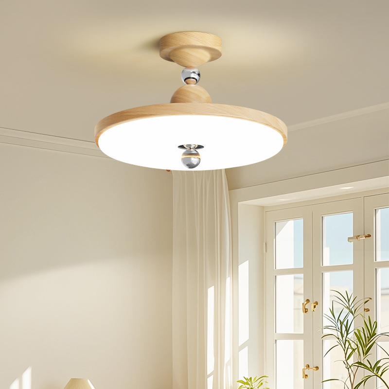 法式奶油风卧室飞碟灯时尚房间灯现代简约男孩女孩儿童房吸顶灯