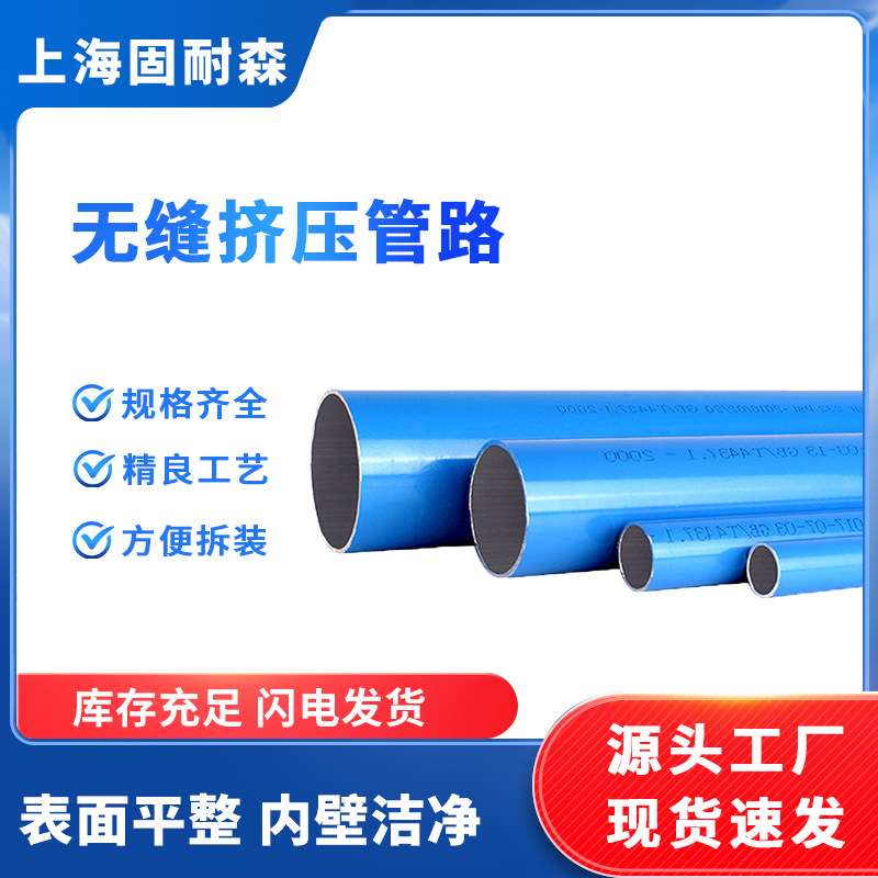 固耐森规格齐全DN20-DN200无缝挤压管路空压机压缩气体铝管
