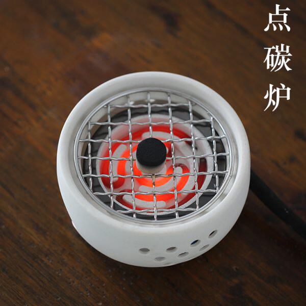 香道专用陶瓷点炭炉点炭器燃炭器家用起炭器香碳500w点碳炉点碳器