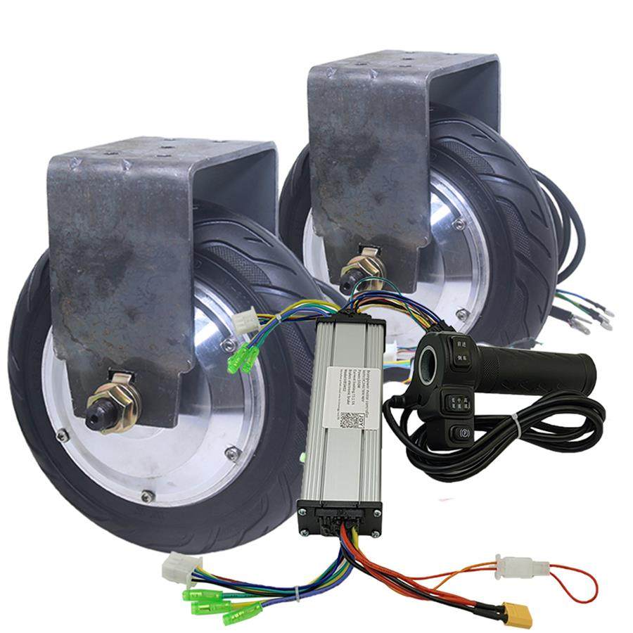 8寸有齿直流无刷轮毂马达低速大扭矩功率机器人电机驱动推餐托车