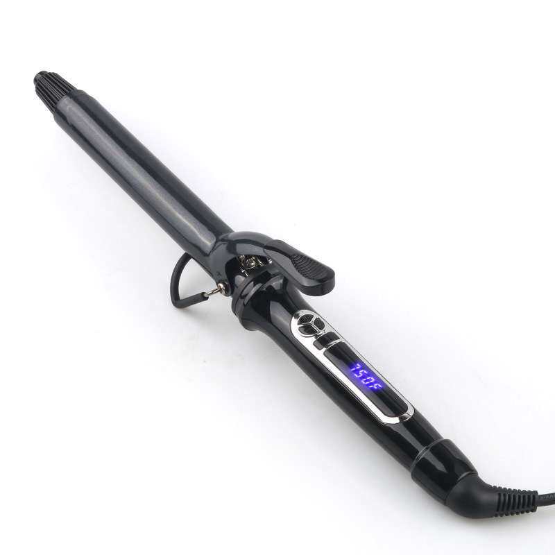 卷发棒小型家用蛋卷棒直卷两用卷发器数显卷发电气石陶瓷多功能