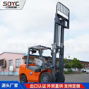 柴油叉车农场仓库堆垛全地形柴油叉车2.5吨3.5吨多功能货物装卸车