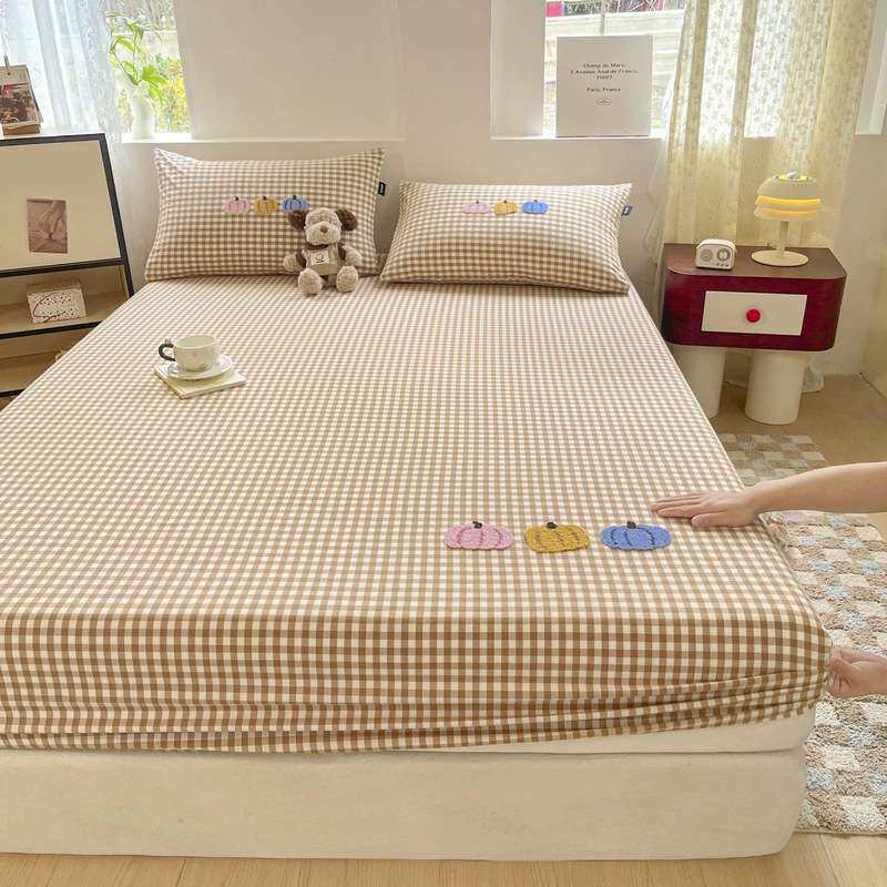 床笠纯棉100全棉床罩单件2025新款四季通用床垫保护罩套