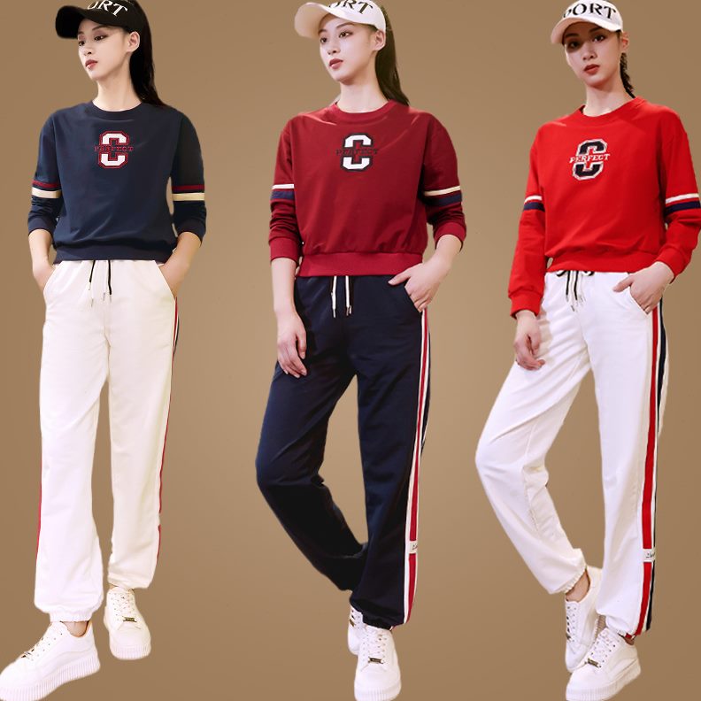 秋冬舞蹈服运动广场舞服装套装舞跳舞衣服春季新款曳步健身女加厚