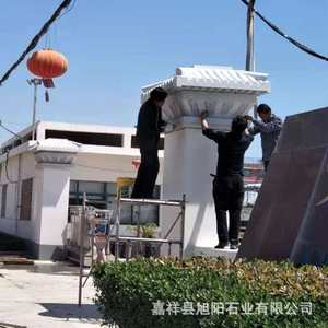 景区大门口石雕石阙公司大门口 古建陵墓宫庙石阙青石花岗岩石阙