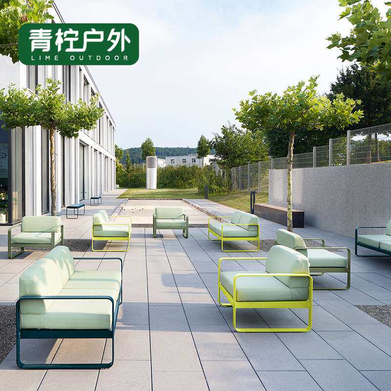户外沙发组合铝合金庭院花园别墅防水防晒阳光房休闲沙发茶几家具