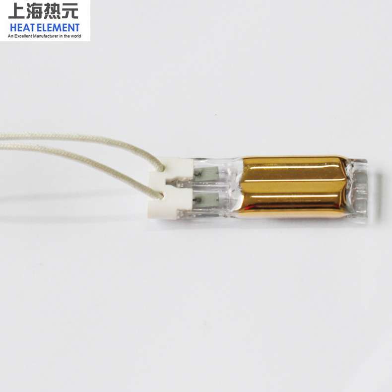 短波红外线加热管双孔半镀金加热管 红外线发热管 工业钨丝加热管