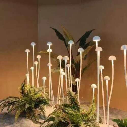 LED蘑菇草坪灯花园民宿氛围灯别墅园林花坛装饰灯户外防水地插灯