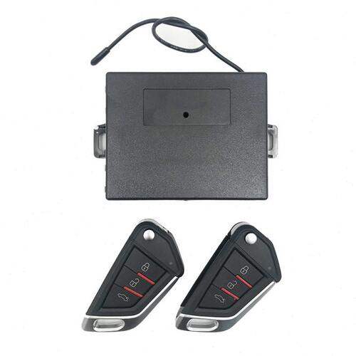 锁系统报警主机车汽车防盗器防盗美折叠震动车加P12遥控器