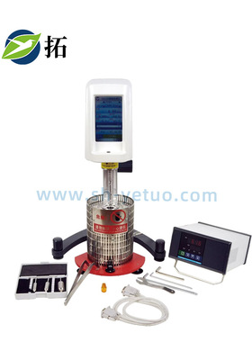 上海叶拓 RVT-2H 高精度沥青加热炉热熔胶测试仪高温布式粘度计