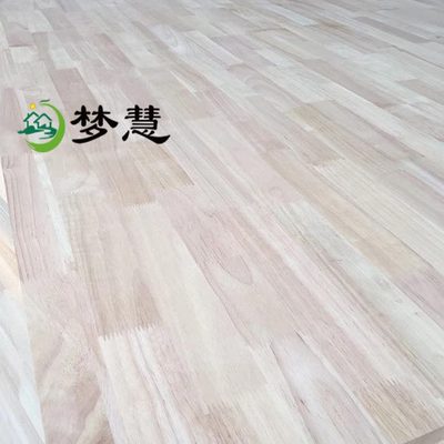 橡胶木板接家具板插实木板梦慧 指接集成结板材16mm双面拼接板无