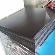 0P磨砂保.胶片塑料板黑色环2MM磨砂1.5  片P PP黑色双面5