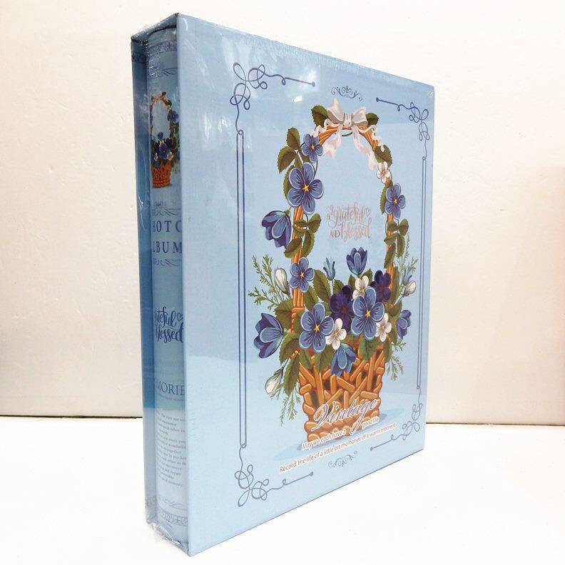 8寸塑 胶过过家庭花卉纪念册6和R张20大容量影集0相册温馨插页式