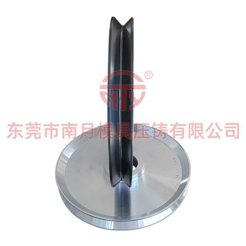 铝合金Φ300×35圆槽R2.5导轮 南月压铸行业标准导轮创新生产厂家