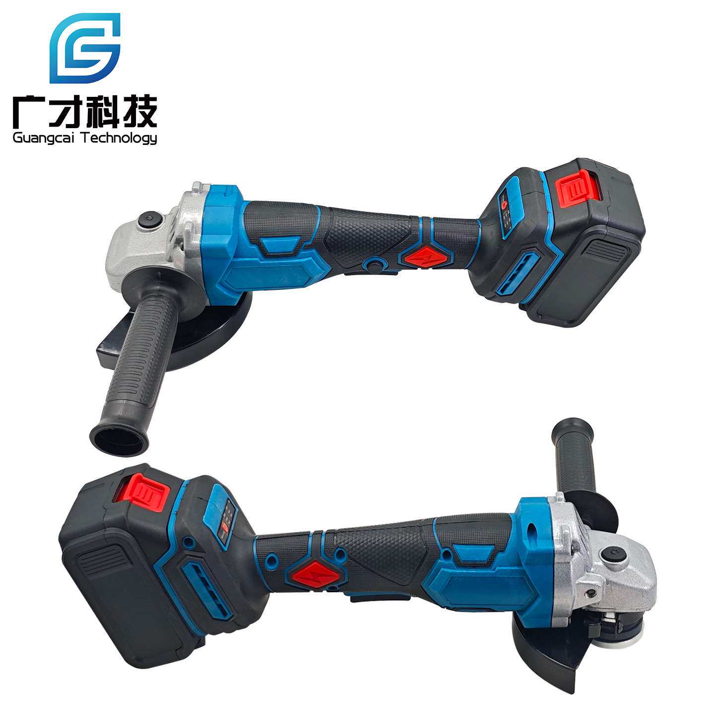 角磨机125mm手持式抛光切割打磨机锂电无刷角磨机外贸电动工具