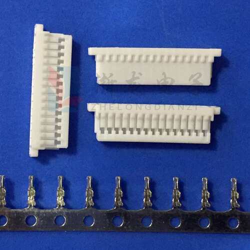 SH1.0-15P胶壳 孔座 1.0-15Y条形连接器 间距1.0mm接插件  1000只