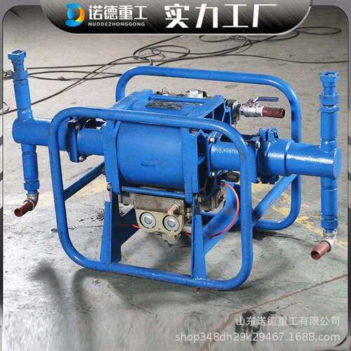 防爆煤安气动压力泵2ZBQ矿用气动注浆泵双缸水泥输送泵输送柱塞泵