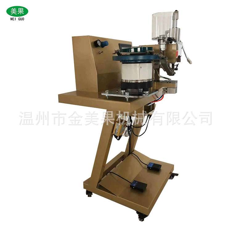 全自动功能多菠萝钉扣机异形扣圆珍珠打扣机螺纹钉方形圆形钉珠机