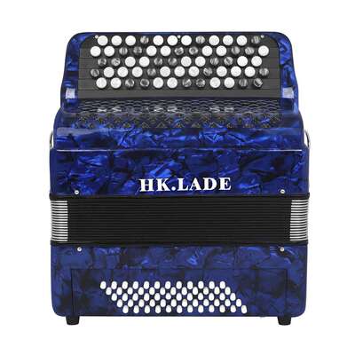 HK·LADE AH-110 跨境62键60贝斯3键盘变音键钮式专业巴扬手风琴