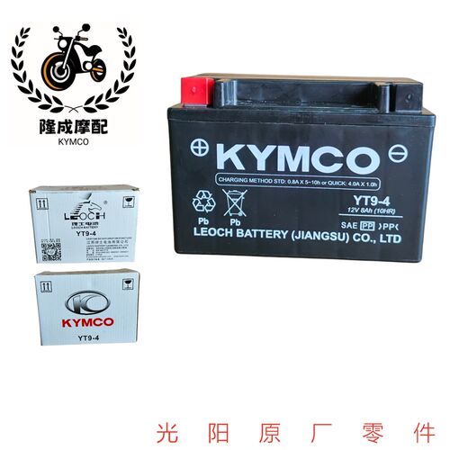 光阳原厂LIKE180弯道情人雷霆王LIKE150动丽G150电池电瓶 YTX9-BS