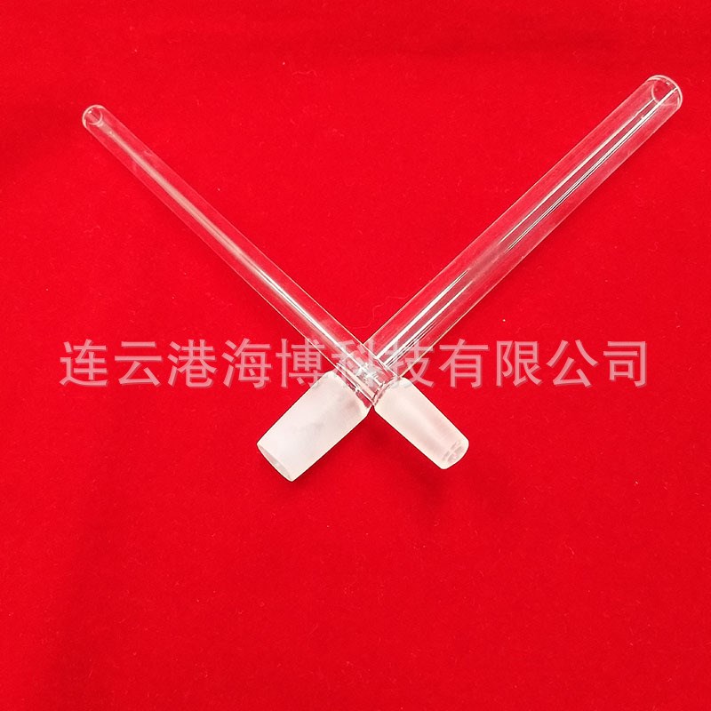 标准口透明石英塞 石英玻璃管 耐高温管式炉石英仪器
