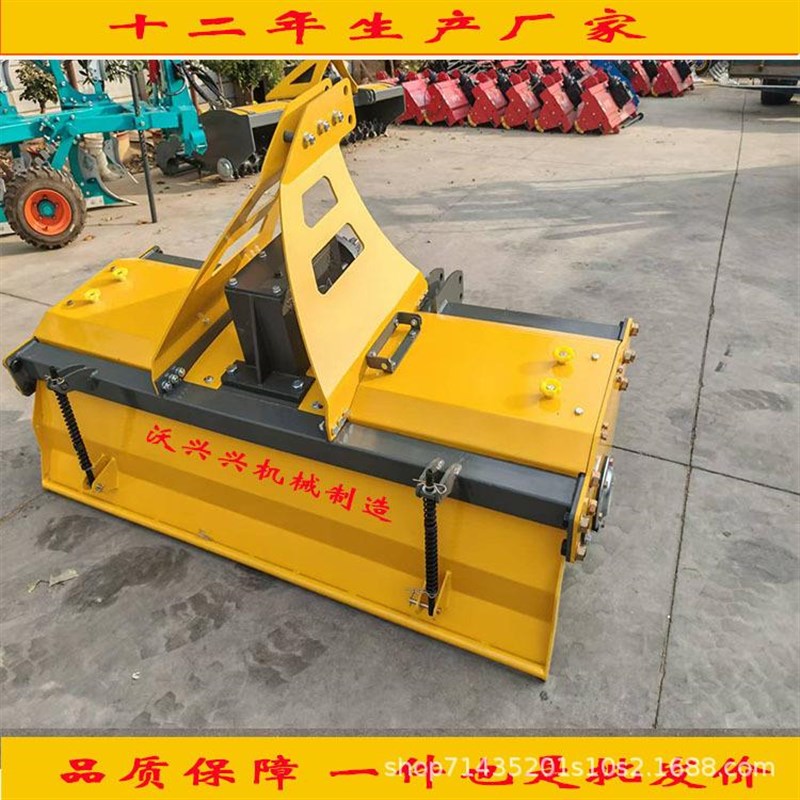 拖拉机带新款旋耕机农用松土耕地打田犁地加重大型松土机开垦机