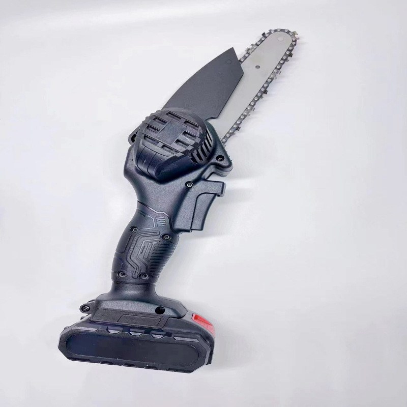 电链锯充电式伐木锯手持电动单手锯园林修剪