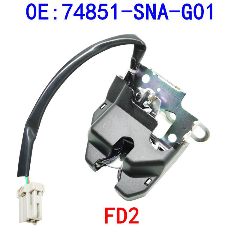 思域适用FD2后盖锁机74851-SNA-G01锁具锁扣尾箱锁止防盗锁后备箱