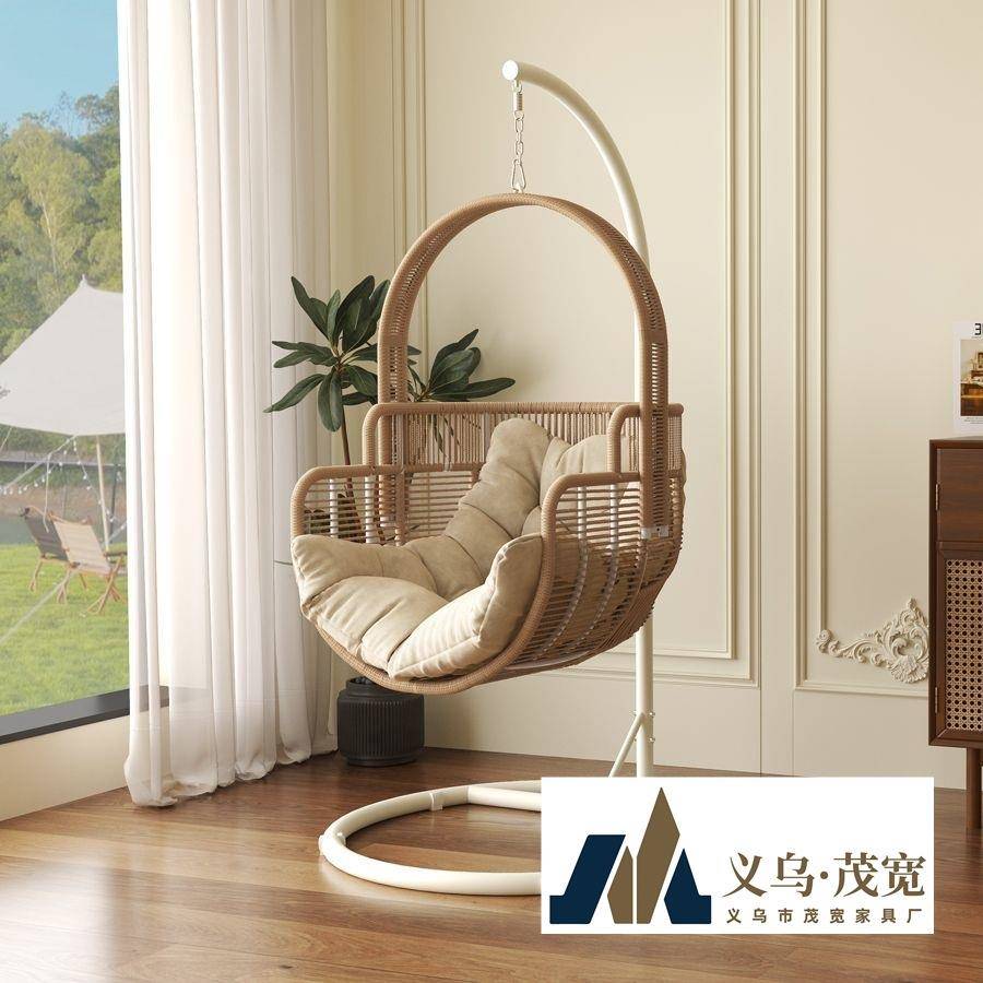 户外吊篮家用秋千鸟巢吊椅藤椅单双人摇椅室内吊床阳台懒人沙发