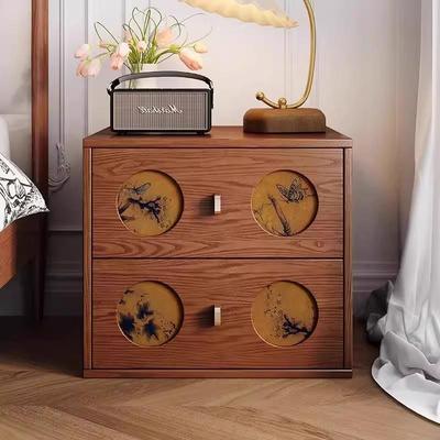 香云纱斗柜卧室床头柜家用储物柜客厅餐边柜复古靠墙柜组合电视柜