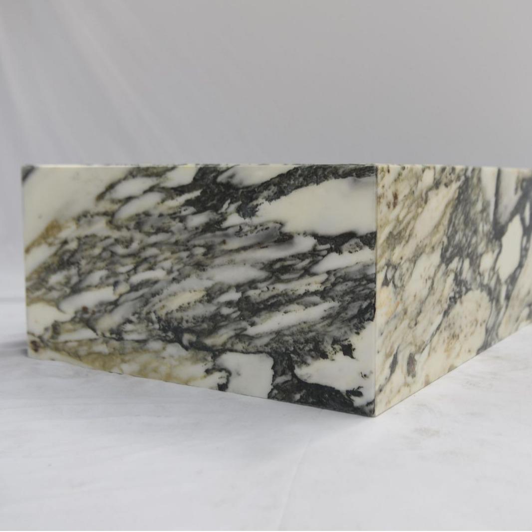 东方大花白大理石茶几边桌客厅餐厅大理石咖啡桌底座茶几