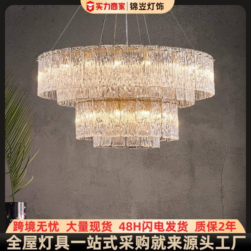 意式轻奢吊灯客厅灯2025年新款餐厅卧室家用大气创意个性茶桌灯具