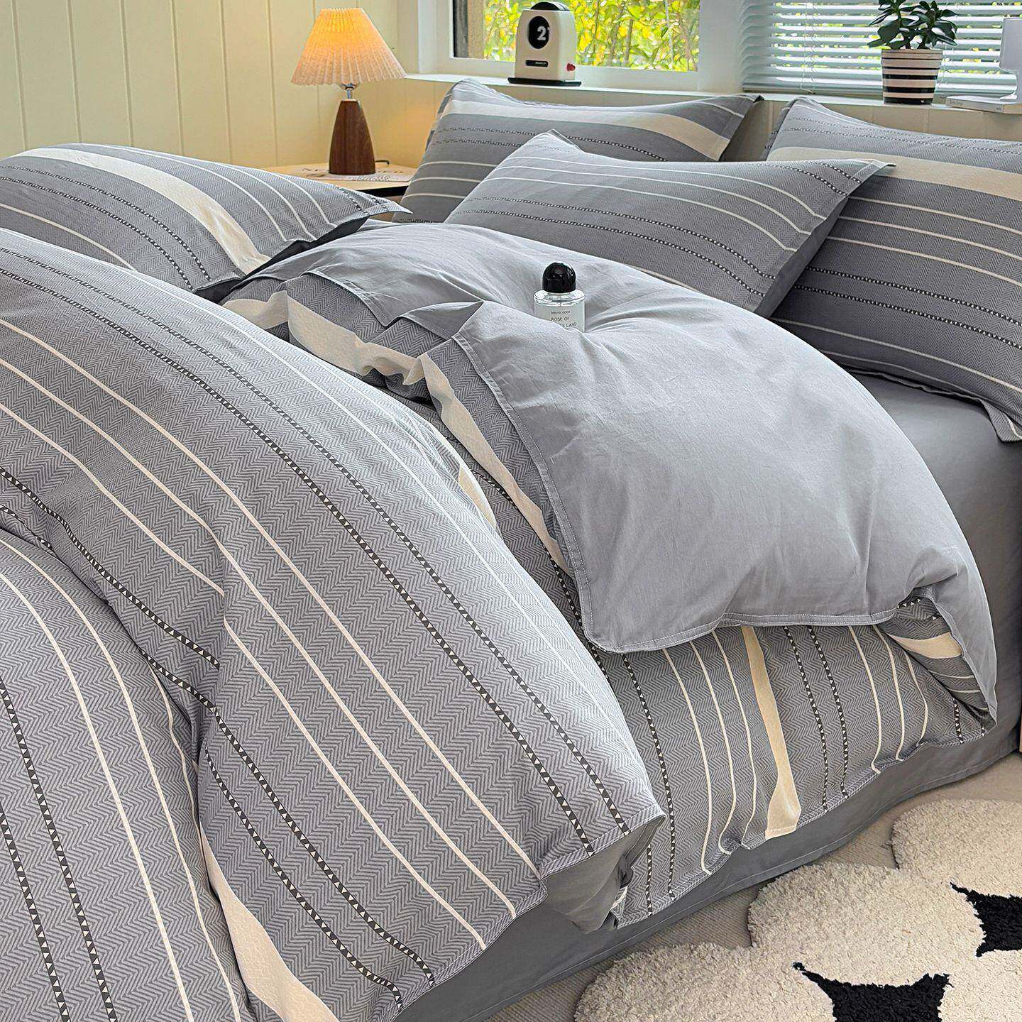 纯棉被套单件150x180x200x230被罩全棉学生宿舍单人双人被单1.5米