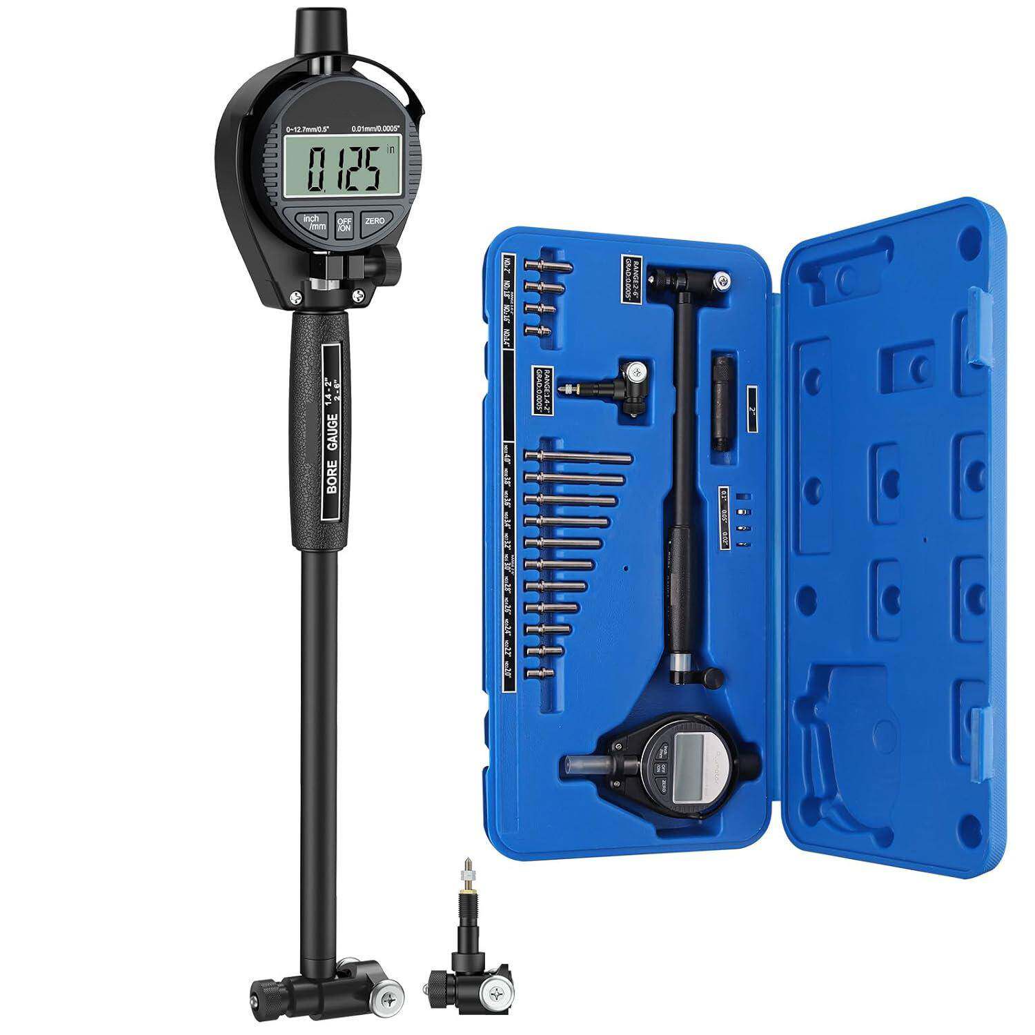 HUOTO 1.4-6数显内径量表 指针内径量表缸径表 内径规百分表