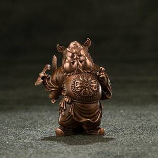 《福从天降》钟馗国潮铜摆件公室职场工位创意工艺装饰寓意好物