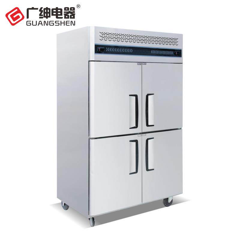 GB1.0L4T全国联保 广绅电器 四门全铜商用冷藏冷柜 高档工程款